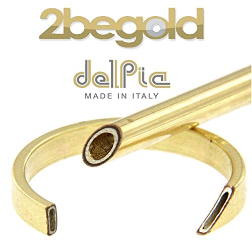 Thumbnail 6 de DelPia Collana Donna 2begold 18kt e Argento Sterling 925 - Modello Paperclip con Cristalli Bianchi, 51 cm