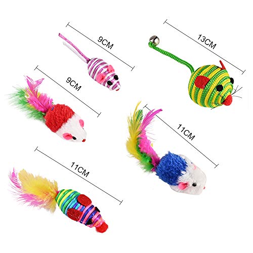 Detalle de GOLDGE Jouets Chat Interactif, 16 pièces – stimulation et jeu pour chat
