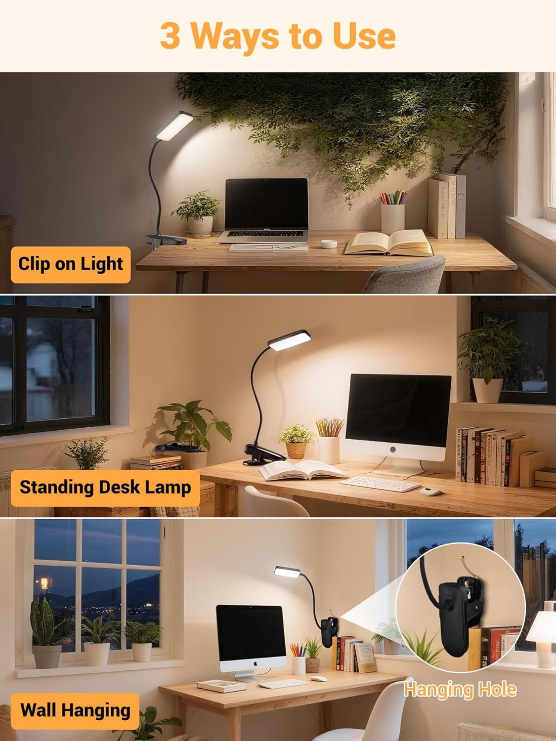 Thumbnail 6 de ReinHoo Clip On Reading Light 450 Lumen
