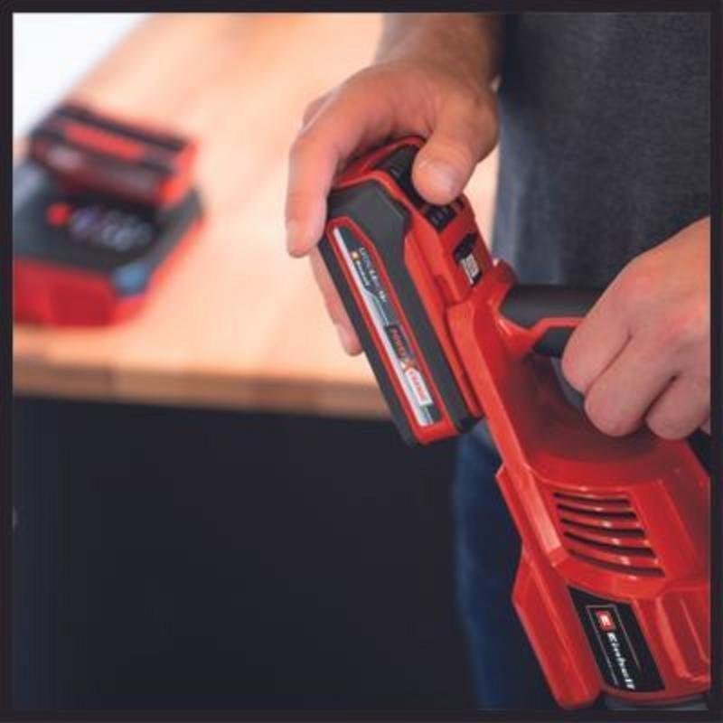 Detalle de Einhell TE-SV 18 Li-Solo, aspiradora escoba 2 en 1 sin bolsa con cepillo LED