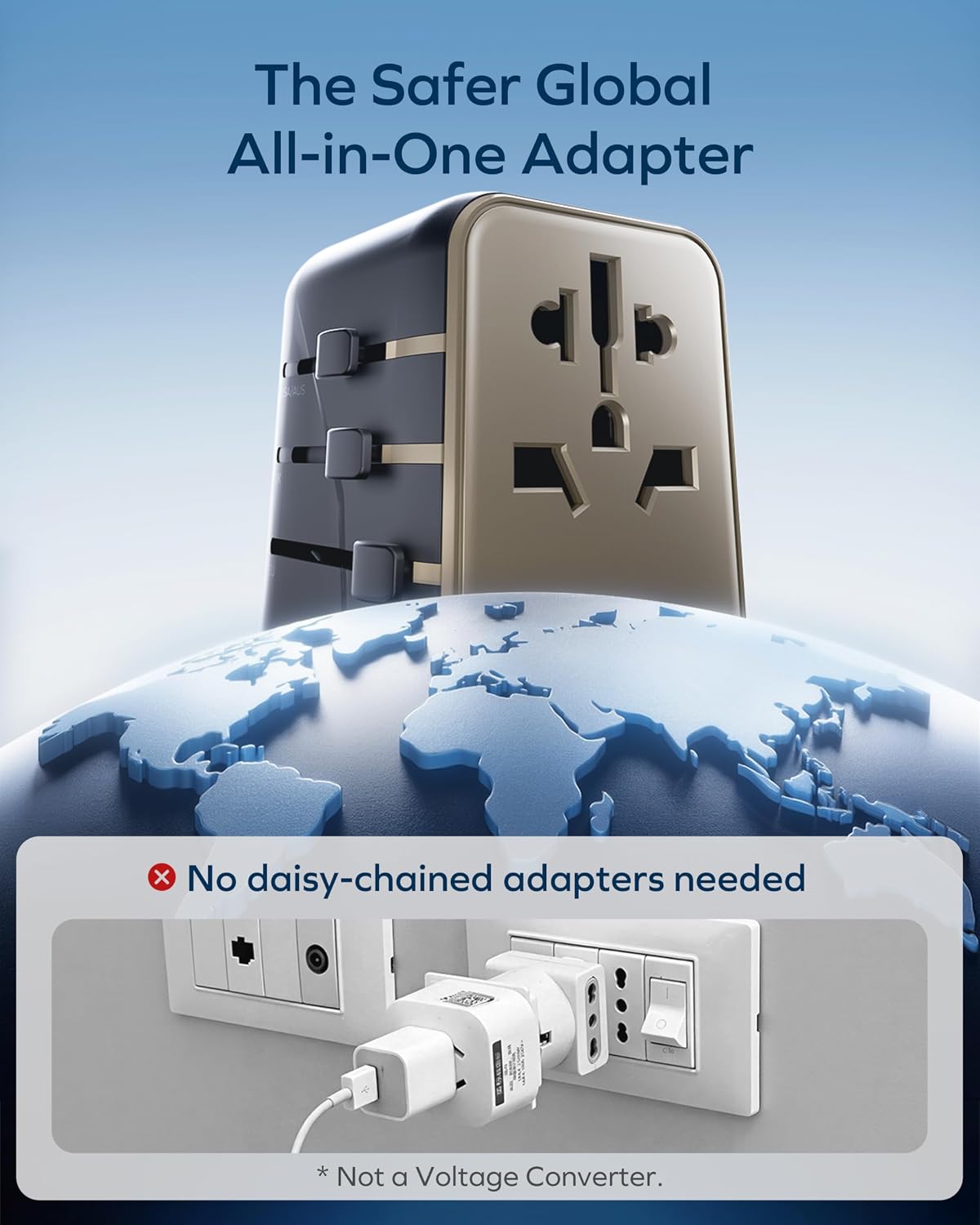 Thumbnail 6 de MOMAX Universal Travel Adapter 70W