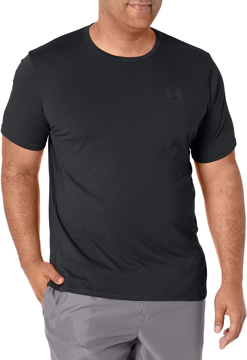 Detalle de Under Armour Men Sportstyle Left Chest super-soft training T-shirt (fast-drying graphic)