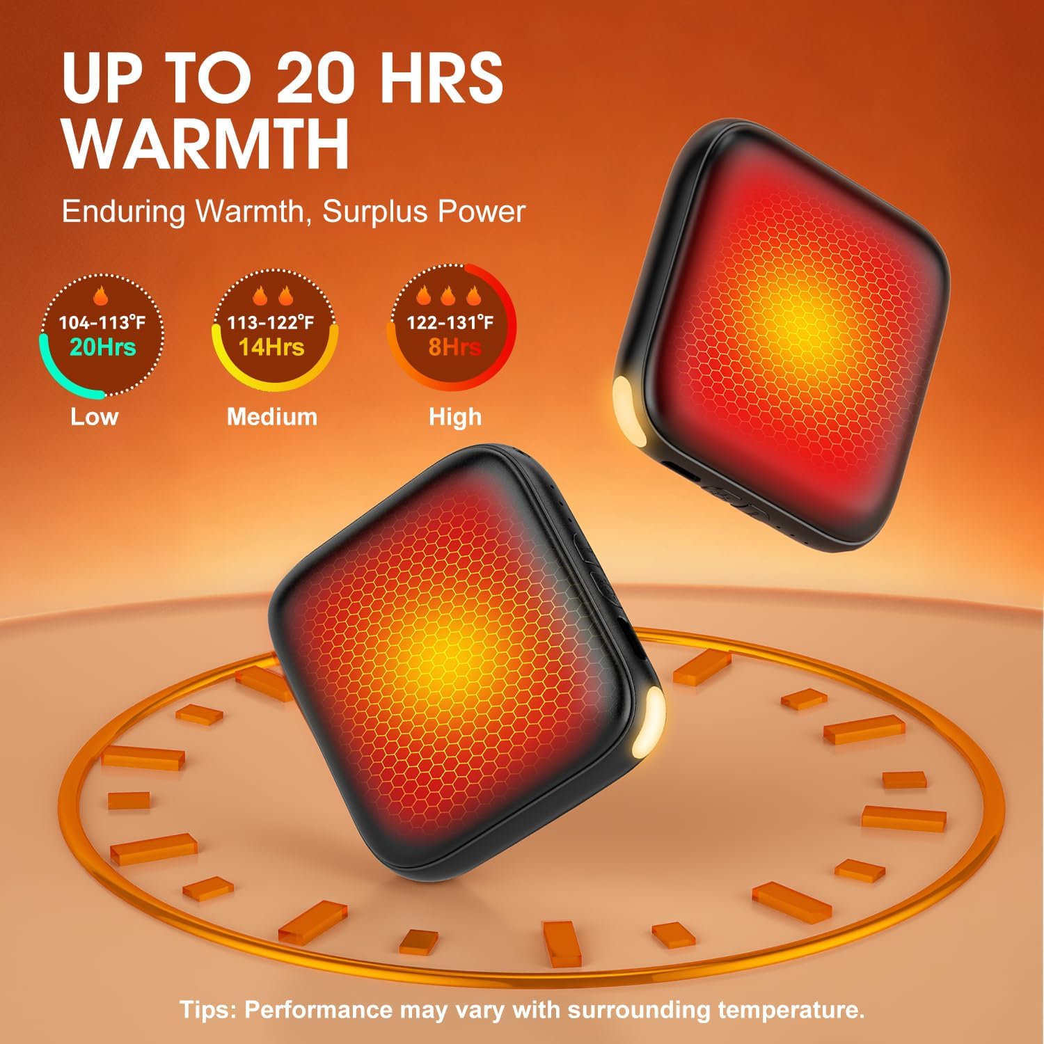 Detalle de Rechargeable Hand Warmers 2 Pack 🌡