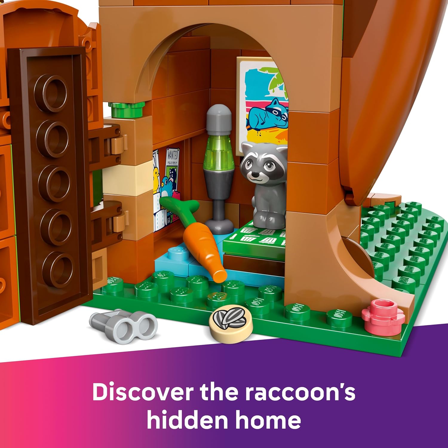 Detalle 2 de LEGO Friends Friendship Tree House Hangout (42652) with 2 Animal Figures, 4 Mini Dolls and Accessories