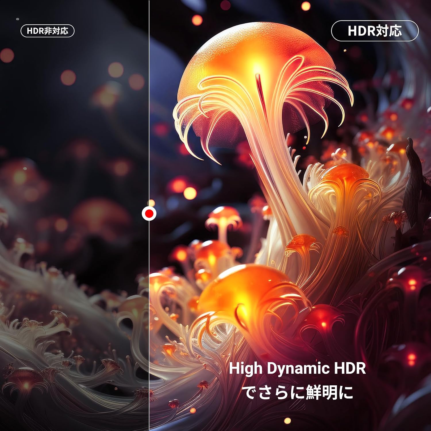 Detalle de UGREEN HDMI 2.1ケーブル 3M、48Gbps・8K@60Hz・eARC対応、ナイロン編み