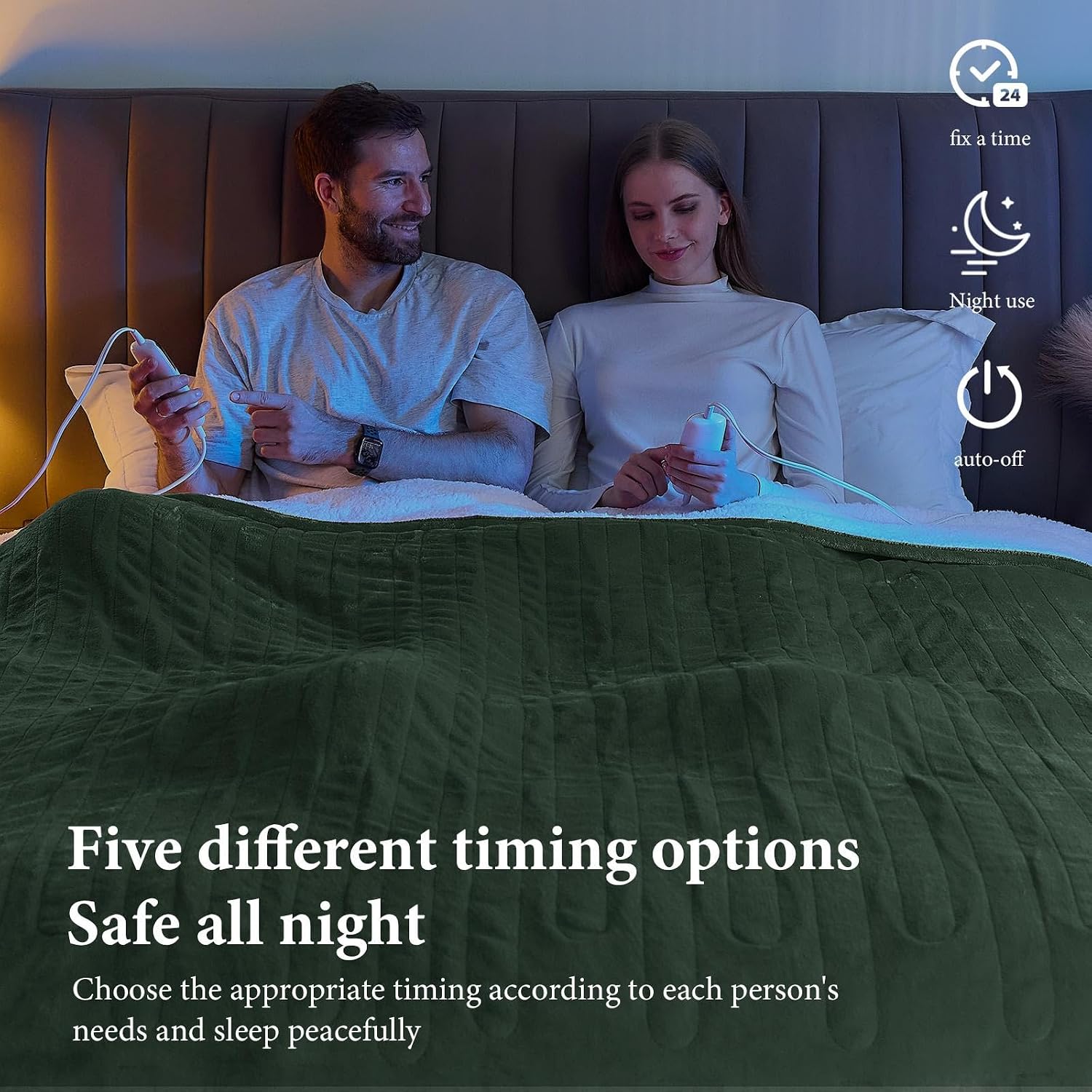 Detalle de Greenoak Electric Blanket King Size