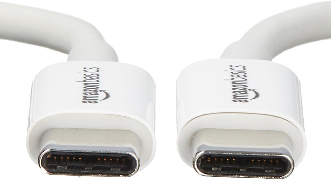 Detalle 2 de Amazonベーシック L6LUC024-CS-R USB-Cケーブル 0.9m、USB 2.0、ホワイト
