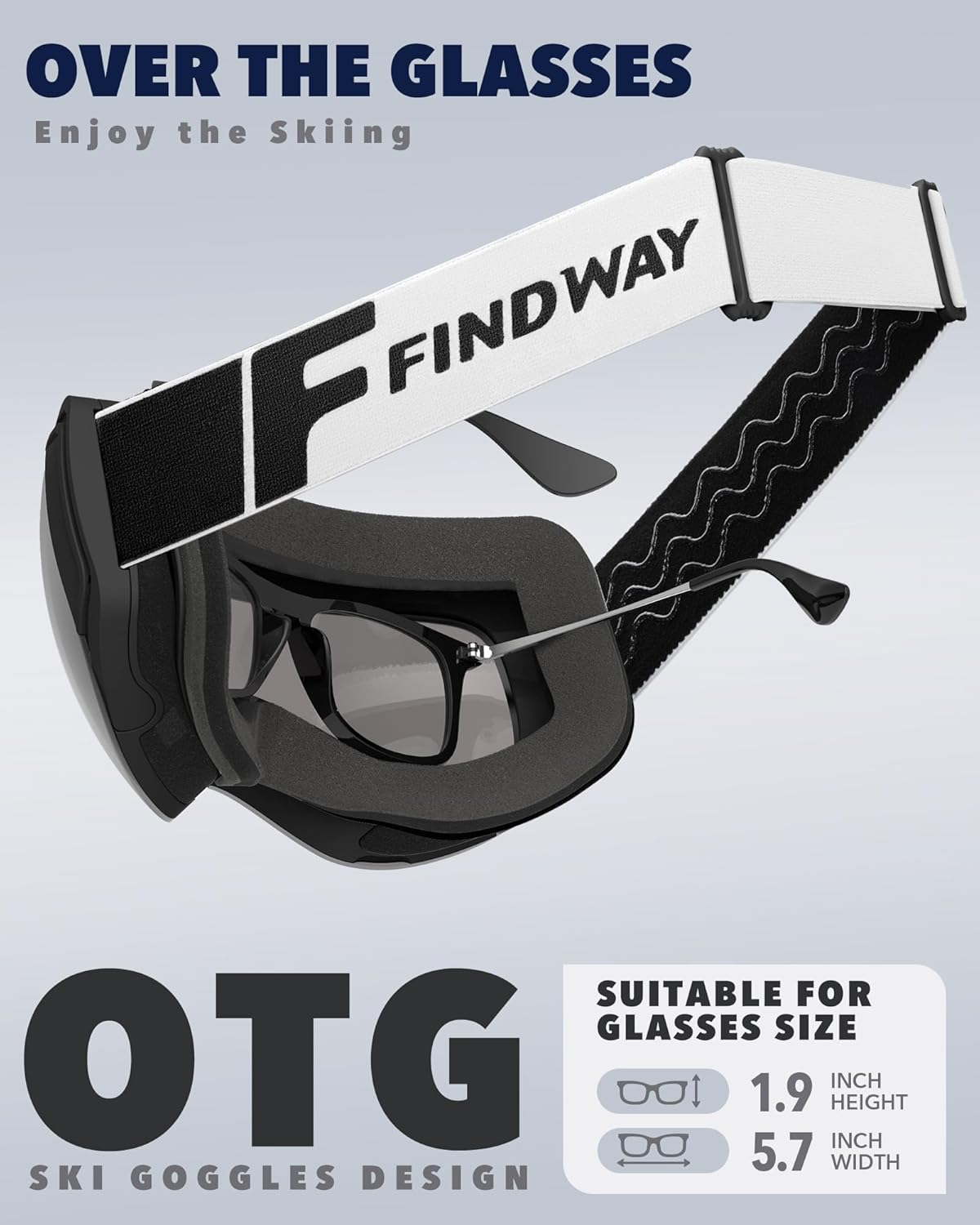 Thumbnail 4 de Findway Magnetic Ski Goggles OTG
