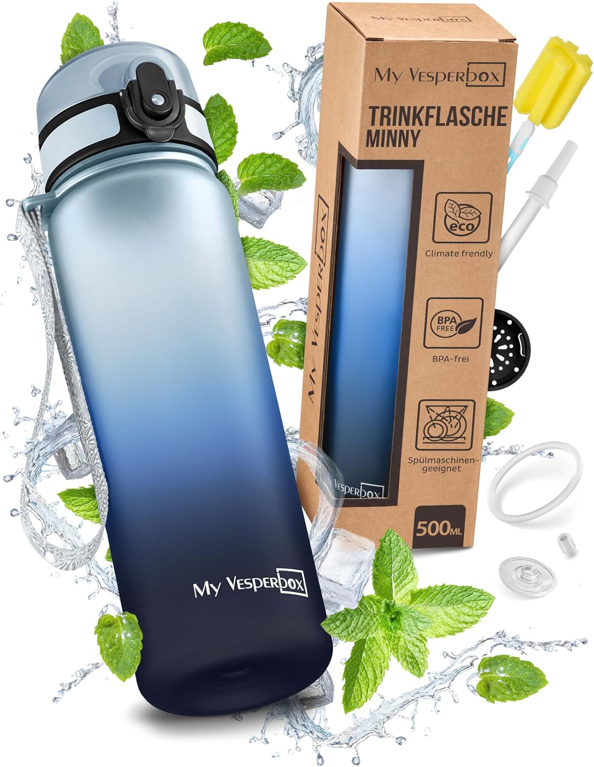 Detalle de My Vesperbox Trinkflasche Kinder 500 ml