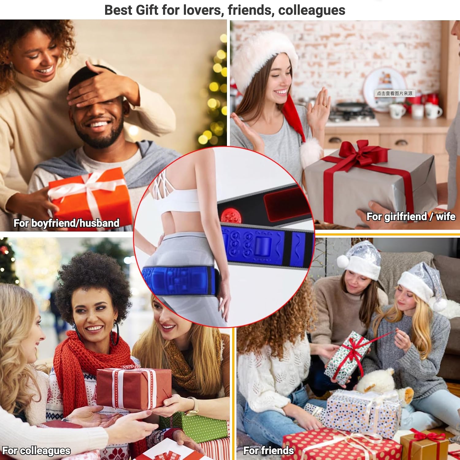 Thumbnail 6 de Warmforwel X8 Slimming Belt with 36 Vibration Modes and 120 cm Adjustable Wrap