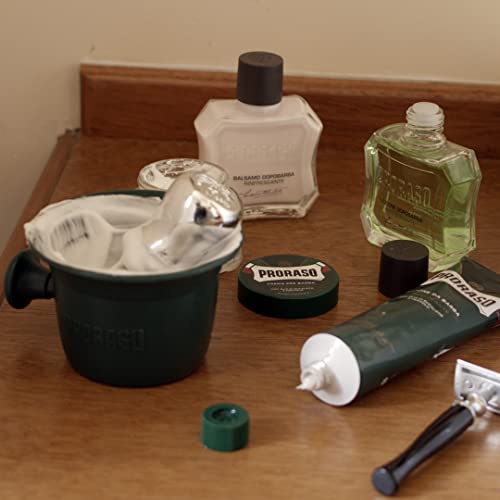 Detalle de Proraso Shaving Cream - Eucalyptus Oil & Menthol (Premium) with Thick Lather for All Skin & Beard Types