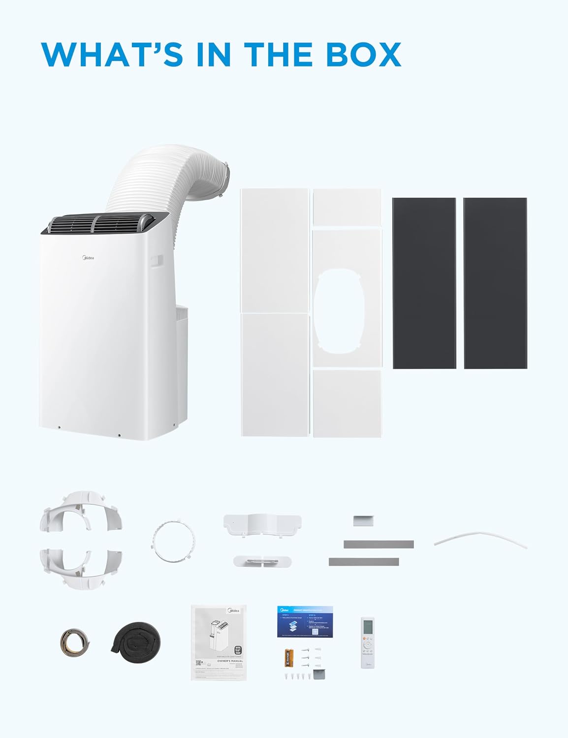 Thumbnail 6 de Midea Duo MP12SV5CWT Portable Air Conditioner, 14,000 BTU, Inverter, Wi-Fi