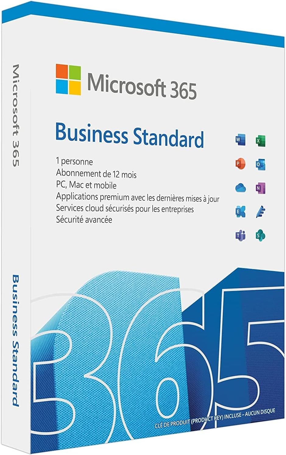 Detalle de Microsoft 365 Business Standard — Suite Office complète pour 1 utilisateur (1 an) sur PC/Mac, tablette et mobile