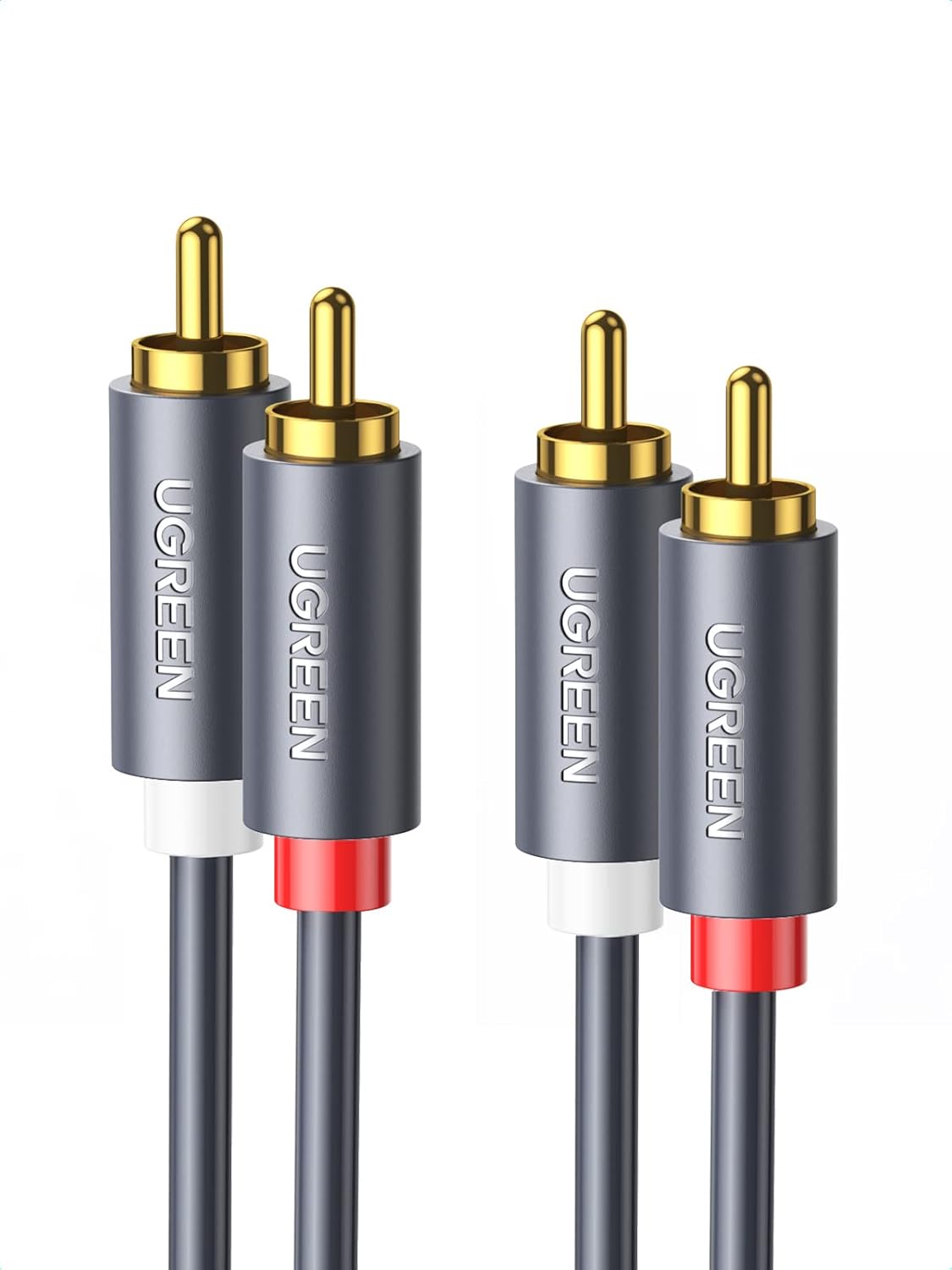 UGREEN Cinch Kabel 2M Stereo Audio Kabel auf 2RCA