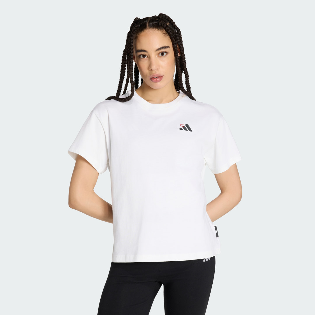 Detalle de Camiseta Embroidery Pack Loose Graphic de Adidas: guía de compra y valoración