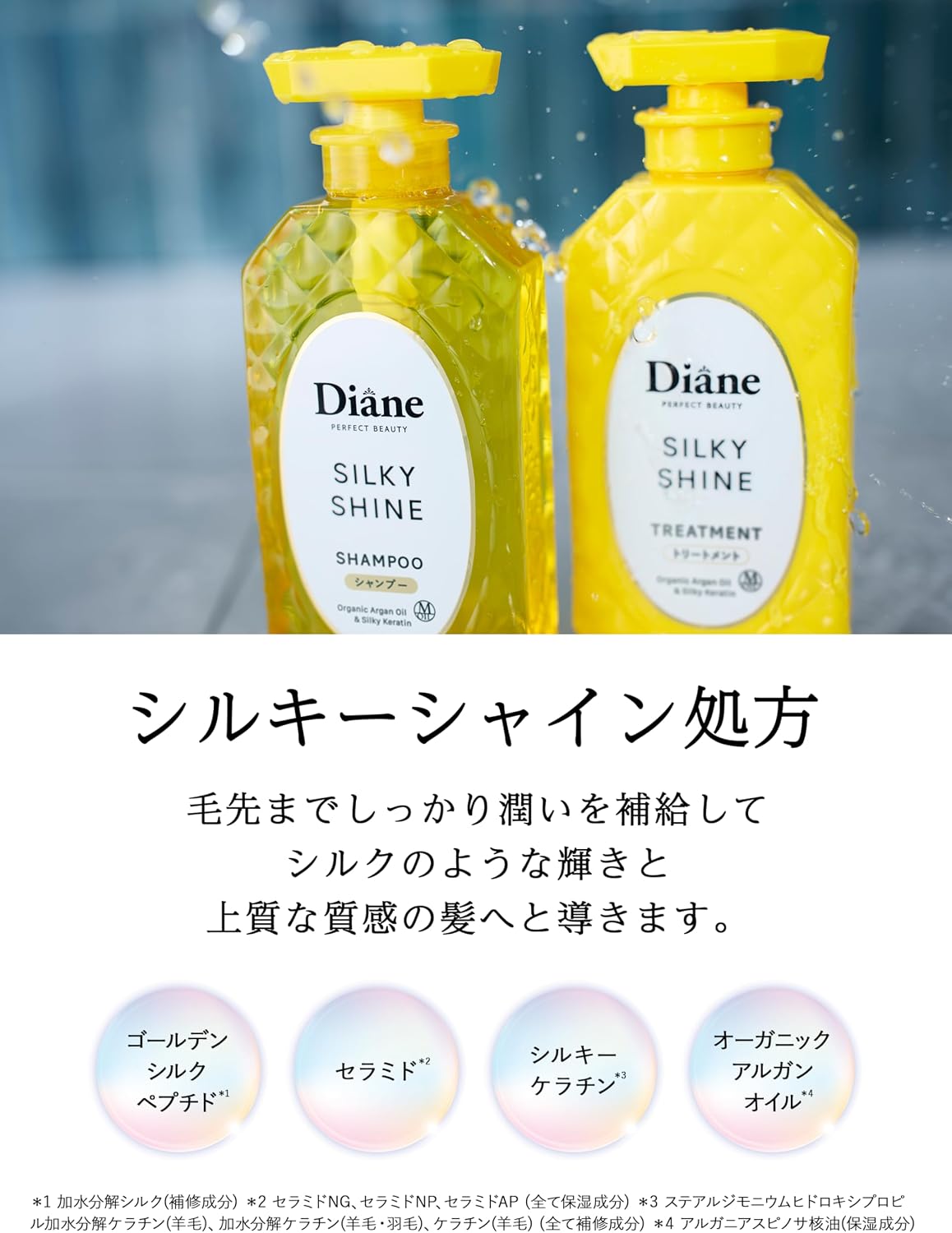 Detalle 2 de Diane(ダイアン) パーフェクトビューティ シルキーシャイン トリートメント 詰め替え 660ml