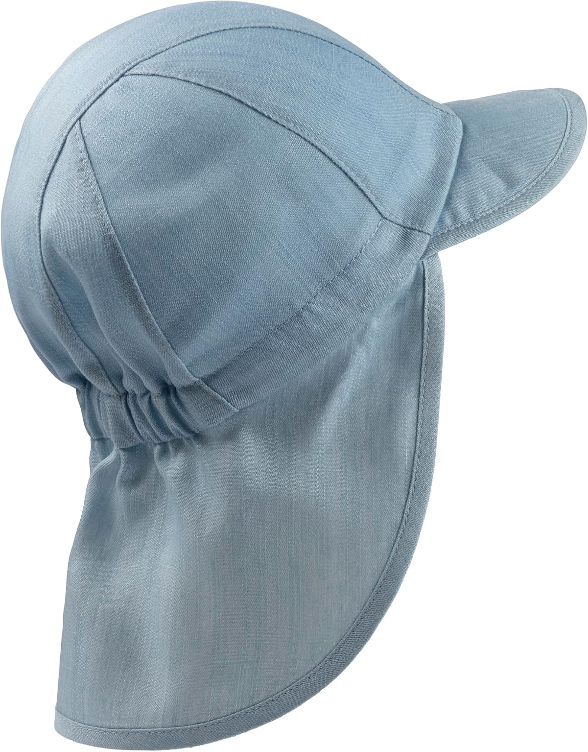 Detalle 2 de Sterntaler Schirmmütze mit Nackenschutz aus Jeansstoff – Sonnenkappe für Jungen, leichtes Material, formstabil