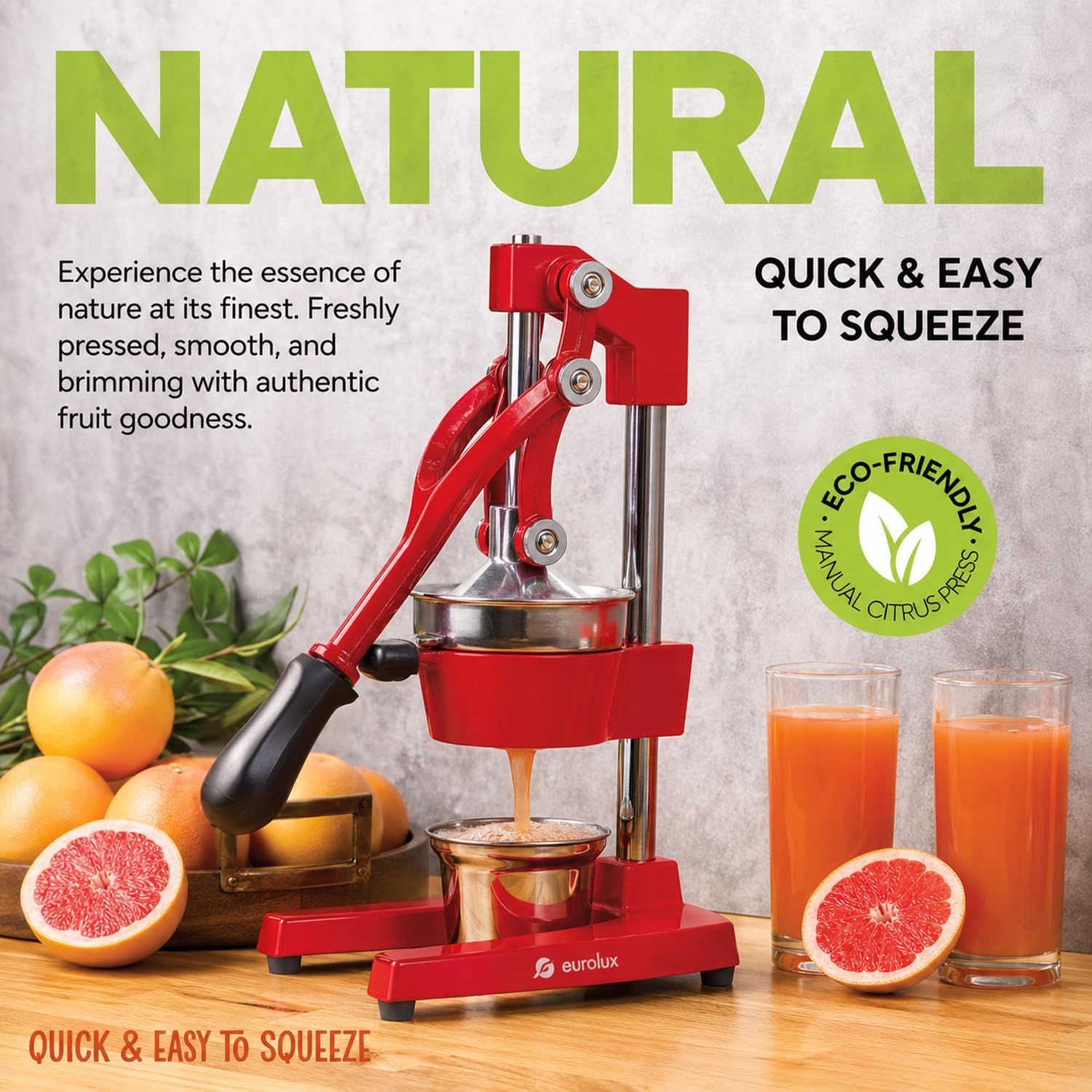 Detalle de Eurolux Cast Iron Citrus Juicer