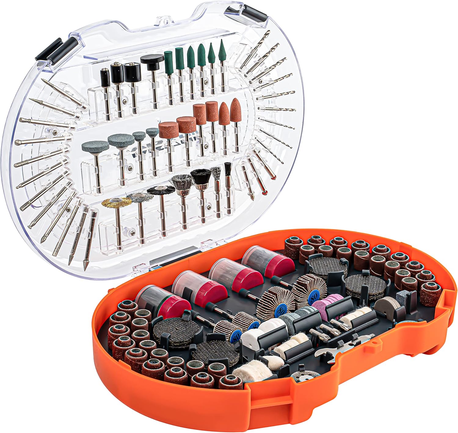 Detalle de HASKYY Kit multifonctions 276 pièces : accessoires et outils rotatifs compatibles Dremel