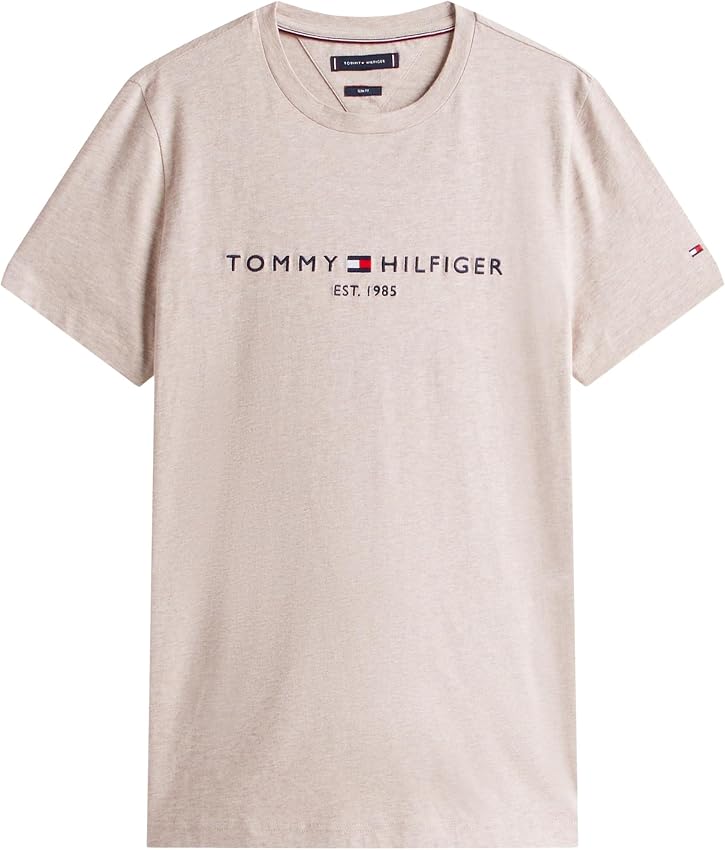 Detalle 2 de Tommy Hilfiger Camiseta Slim Fit S Beige