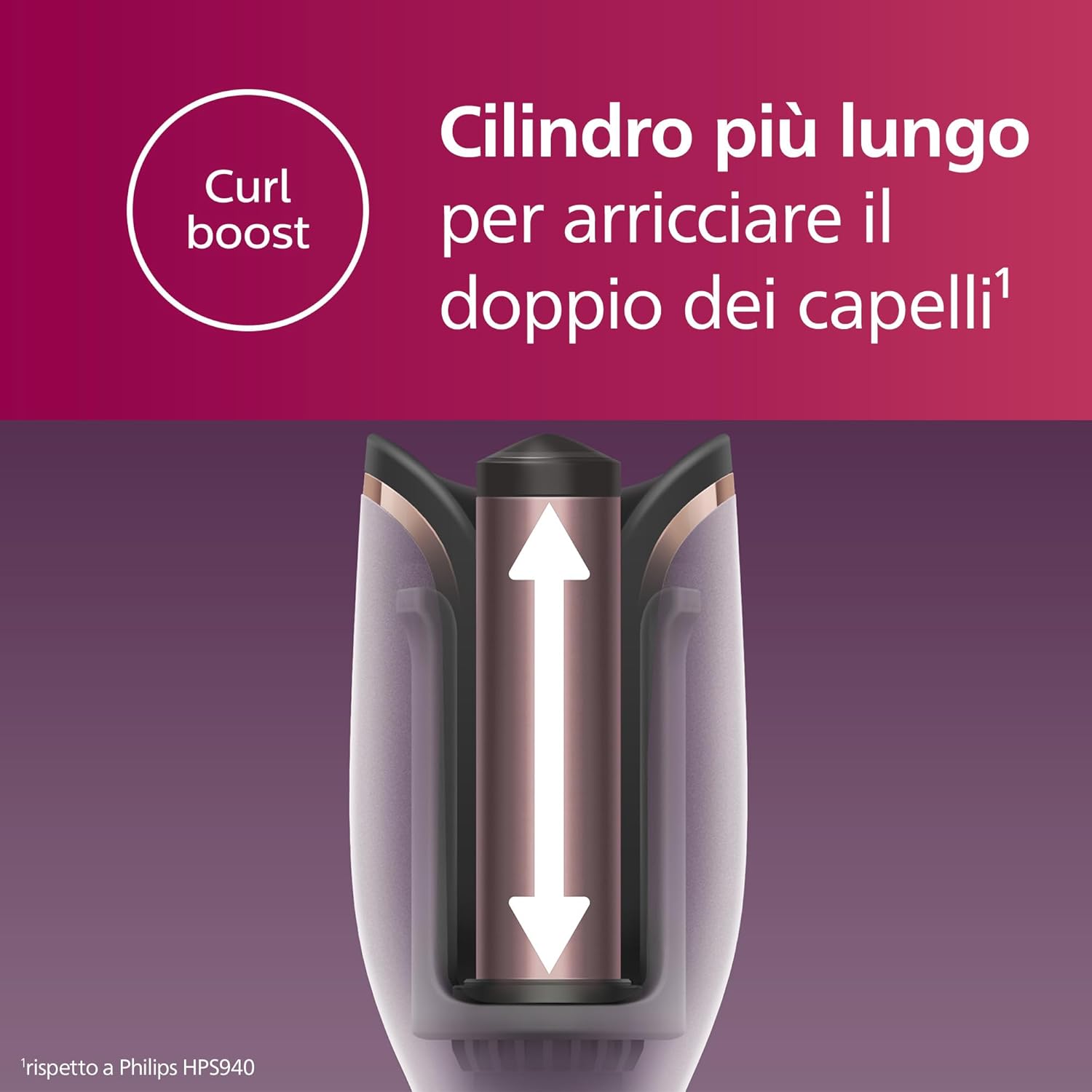 Thumbnail 3 de Philips Auto Curler Serie 8000 BHB878/00: ricci glamour con MoistureProtect