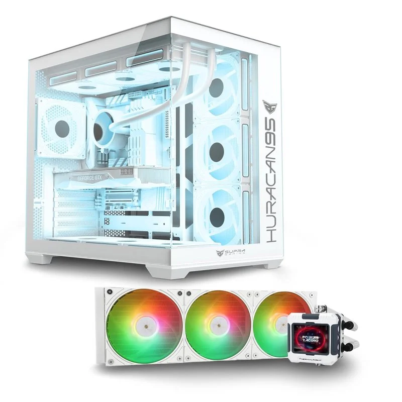 Detalle de PC Racing D5 Highlander Gaming: Ryzen 7 9800X3D, 32 GB, 2 TB SSD y RTX 5070