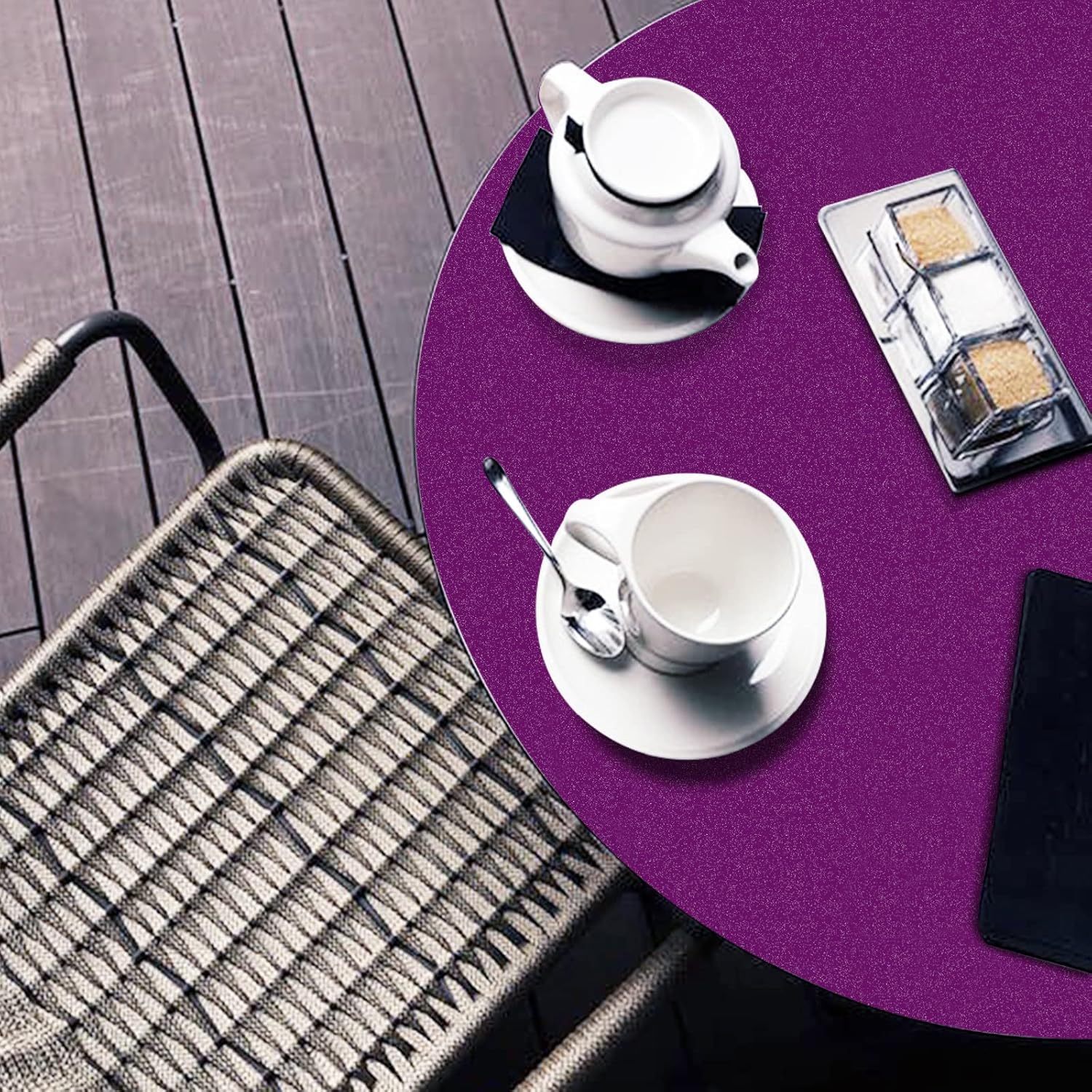 Thumbnail 2 de Hode Papier Adhesif pour Meuble Violet Brillant 40x300 cm – Vinyle autocollant ultra-brillant pour meubles et murs