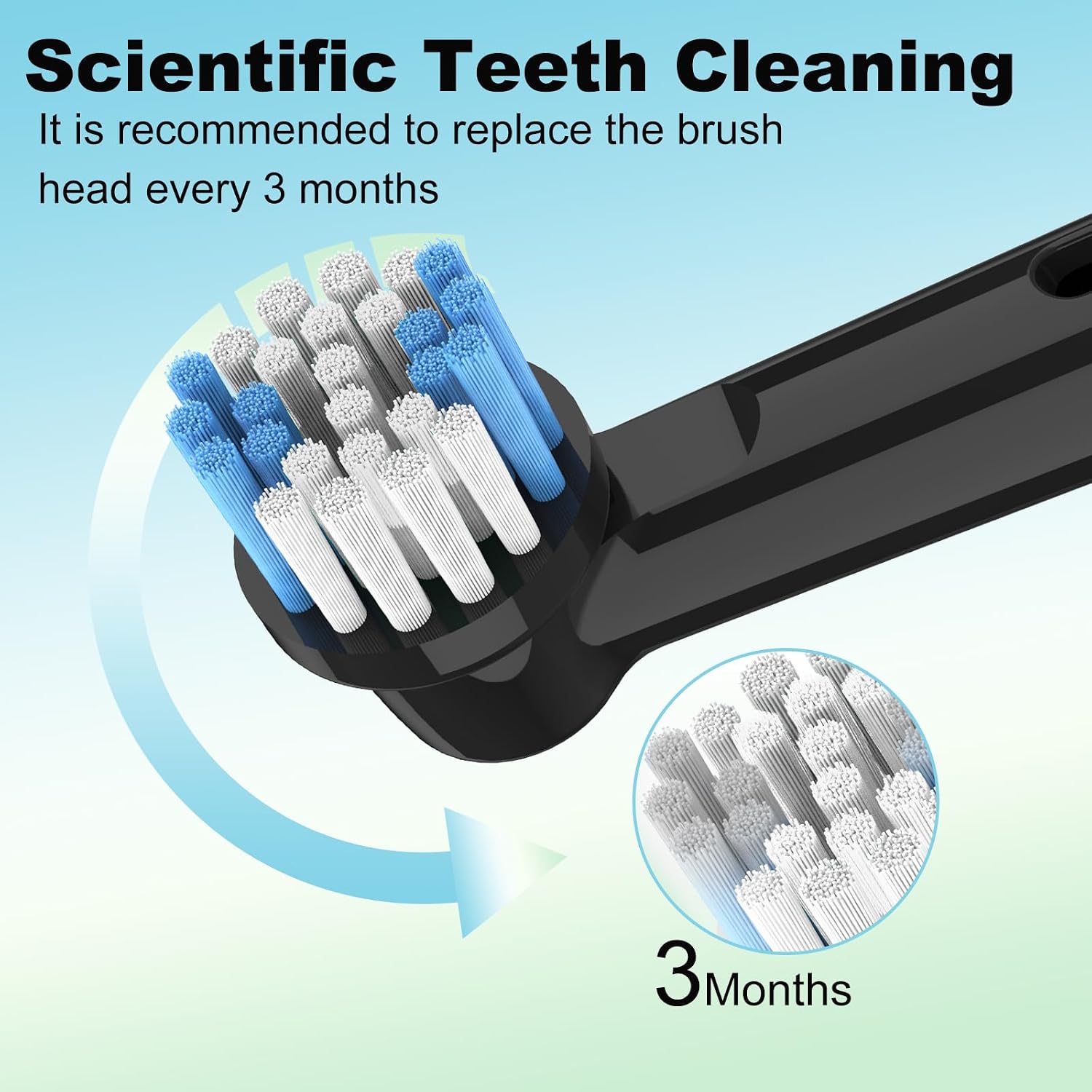 Thumbnail 5 de 20 Pack Toothbrush Heads for Oral-B Braun Vitality Pro Smart Genius Series — Gentle Cleaning for Gums