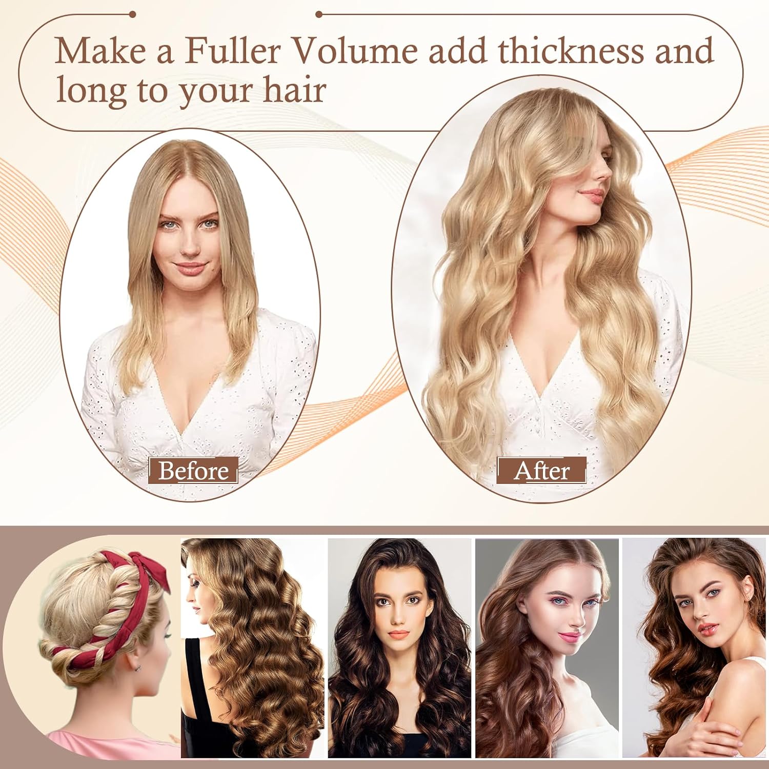 Thumbnail 1 de Boucle Sans Chaleur heatless curls