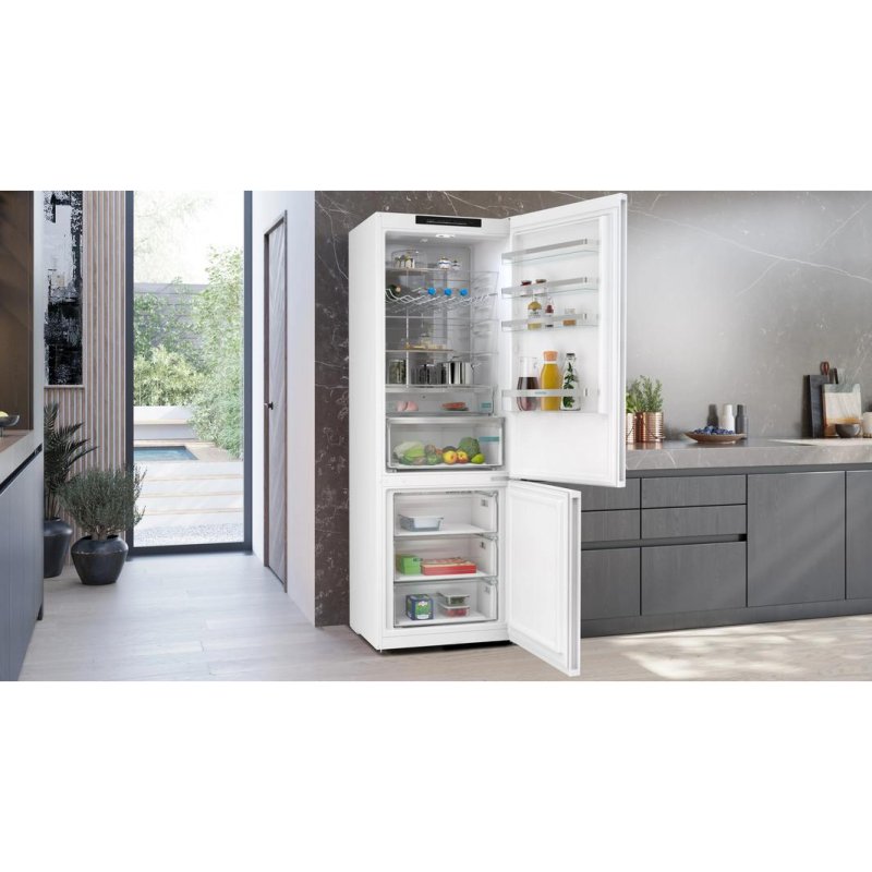 Detalle 2 de Frigorífico Combi Siemens iQ300 KG49NVWDG – 440 L, No Frost, blanco