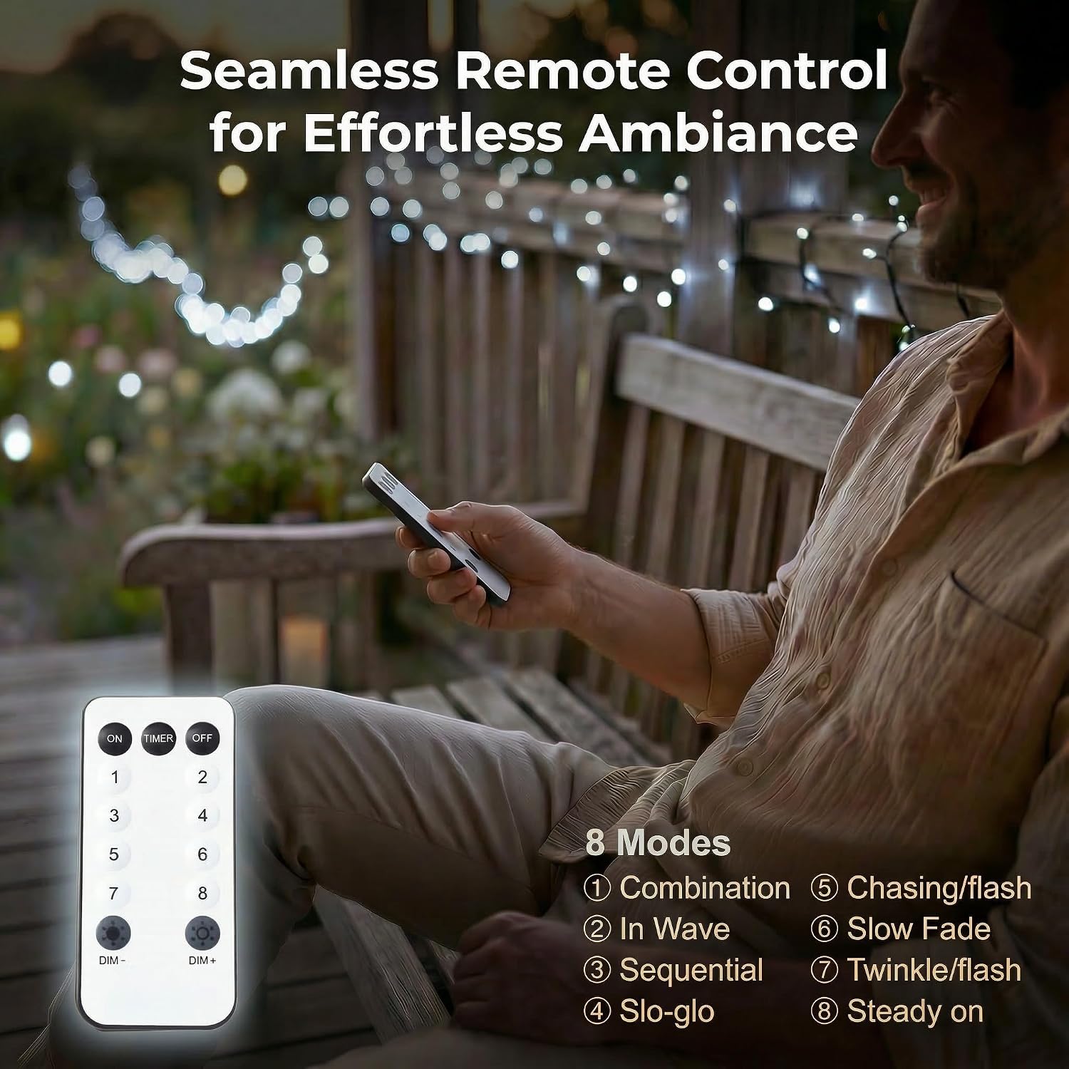 Thumbnail 3 de XmasBokeh Fairy Lights Plug in 30m 300 LED Cool White – A Practical Choice for Seasonal Decor
