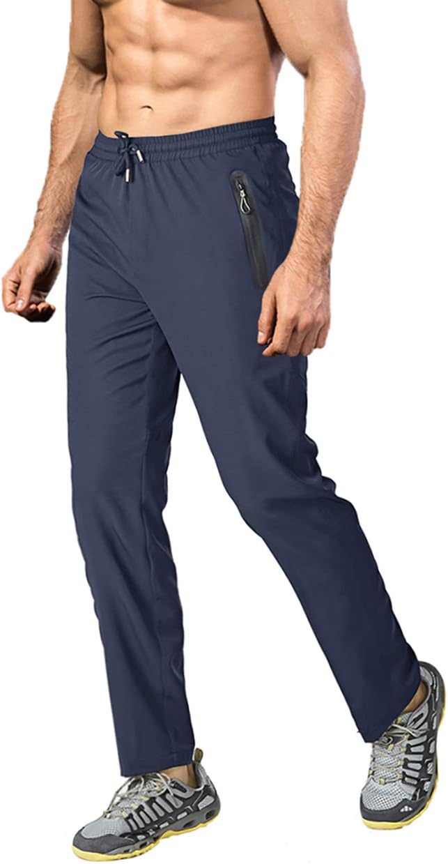 Detalle de EKLENTSON Men's Trousers: Lightweight Outdoor Hiking & Running Trousers