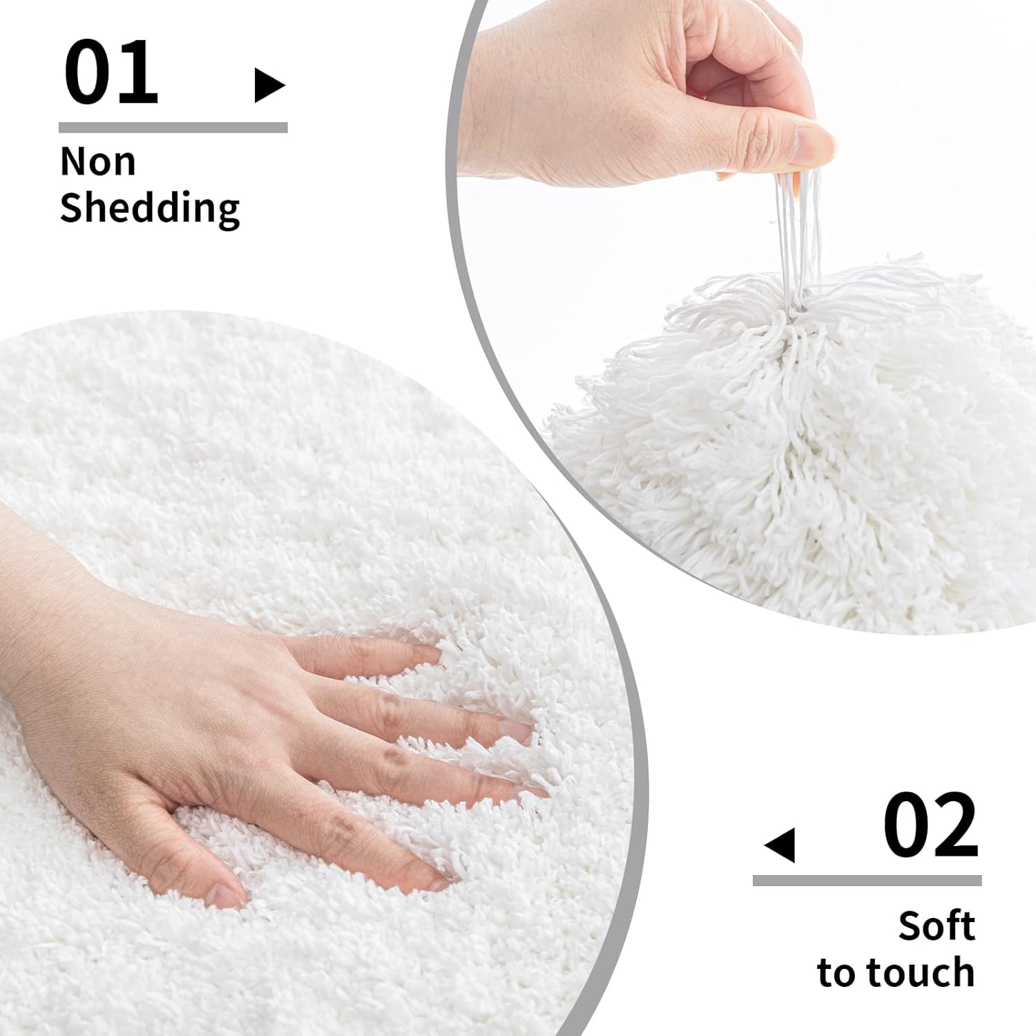 Thumbnail 4 de Disolla 17x24 Inch Non-Slip Bath Rug