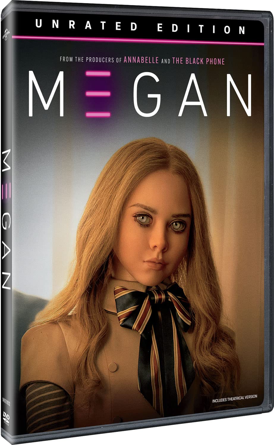 Detalle de M3GAN: Unrated Edition DVD — Sci-Fi Horror with Dark Humor