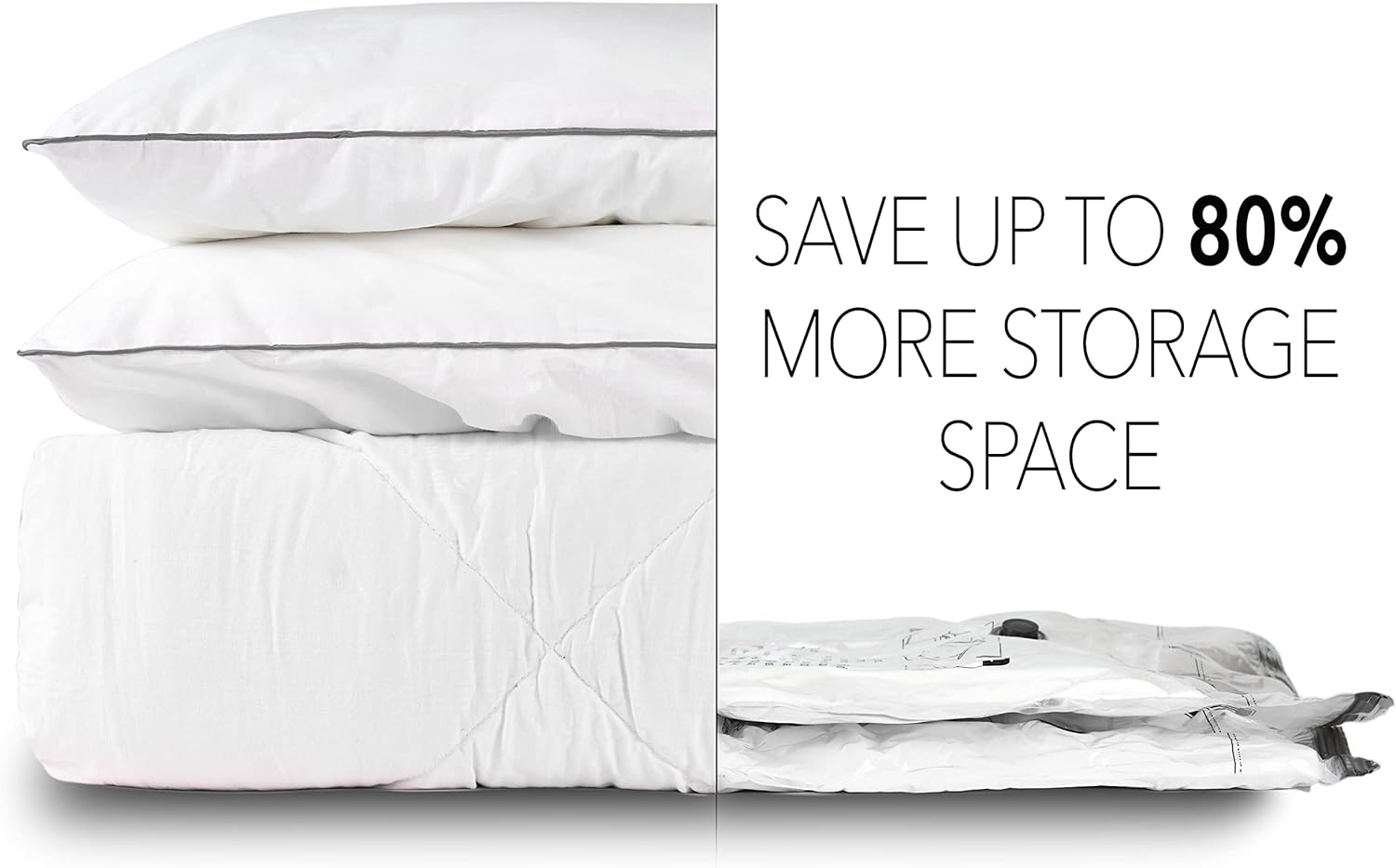 Detalle 2 de SpaceAid Jumbo Vacuum Storage Bags 3-pack