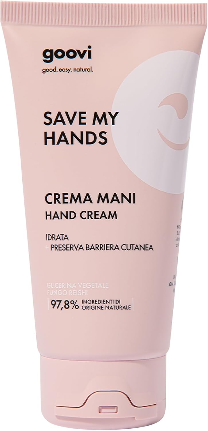 Imagen de Goovi Save My Hands crema mani ad idratazione profonda con olio di mandorle e Reishi, vegan 75 ml en OfertitasTOP