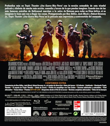 Detalle 2 de Tropic Thunder Director's Cut (Blu-ray) 📀