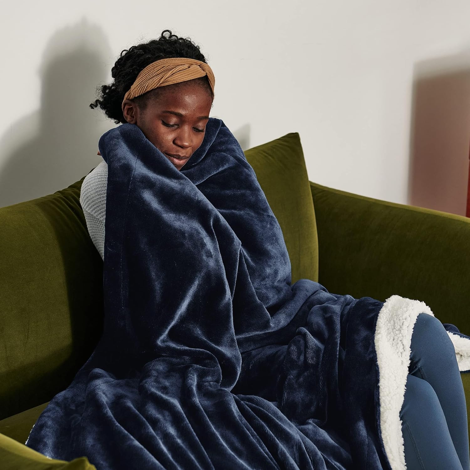 Thumbnail 3 de Bedsure Sherpa Fleece Throw Blanket 150x200cm