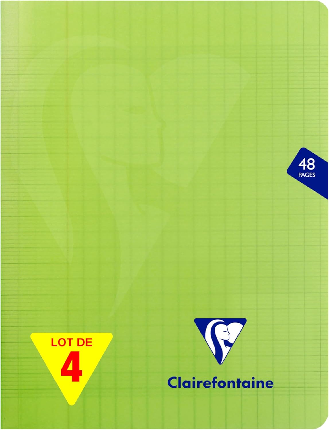 Thumbnail 5 de Clairefontaine 293751AMZC Lot de 9 Cahiers Agrafés Mimesys – 17x22 cm, 48 pages, papier 90 g/m², couverture Polyprop