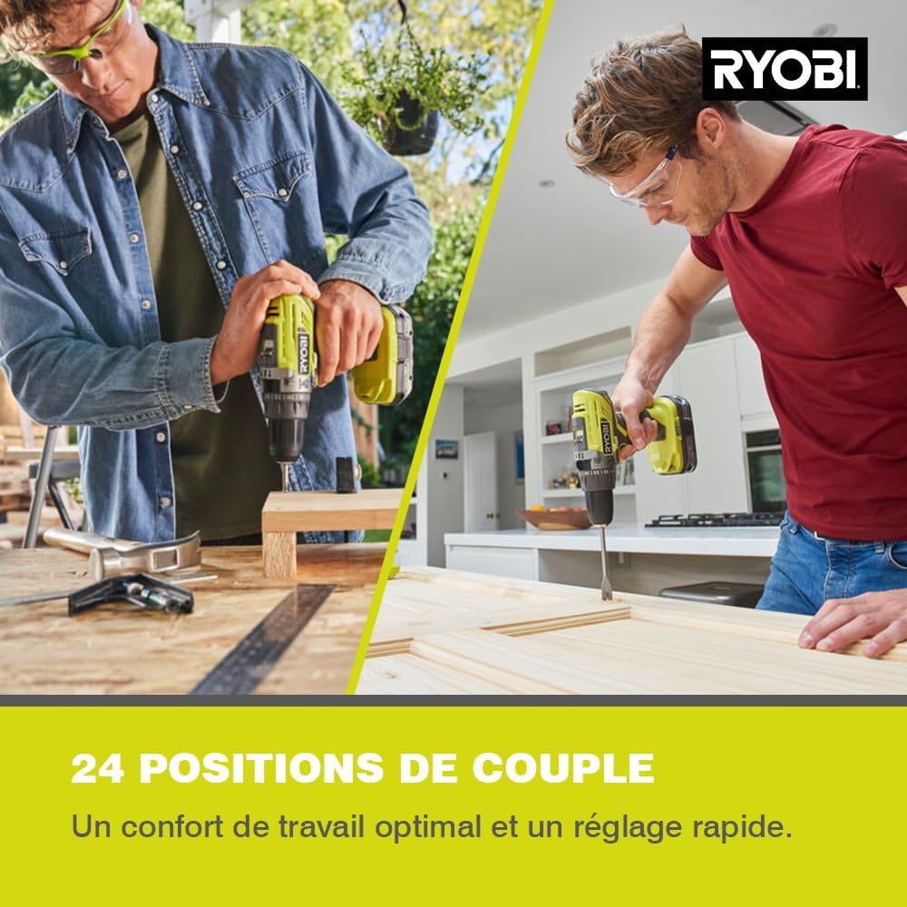 Thumbnail 3 de Ryobi - Perçeuse-visseuse à percussion sans fil 18V ONE+ R18PD3-215S