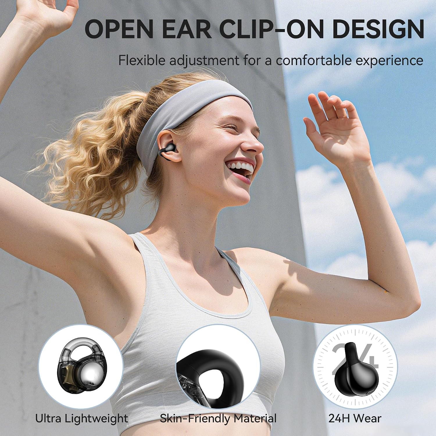 Thumbnail 6 de Oraolo Open-Ear Headphones, Bluetooth 6.0