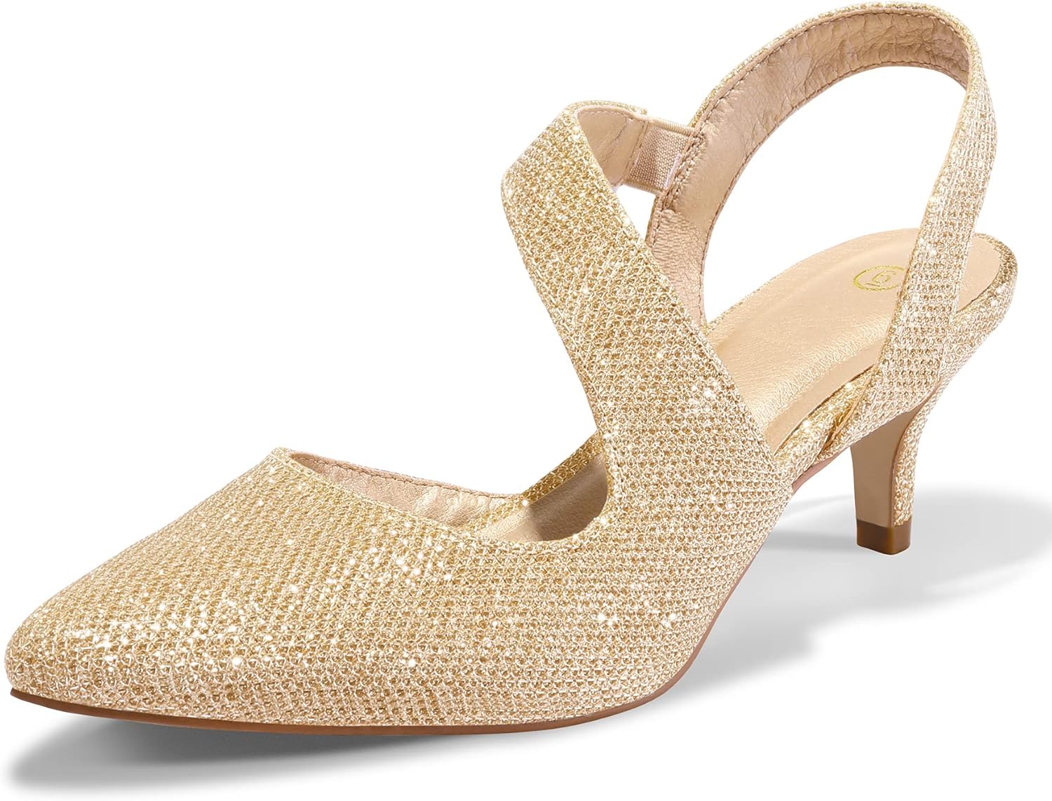 Thumbnail 6 de mysoft Low Heel Kitten Pumps 2 inch Slingback 👠