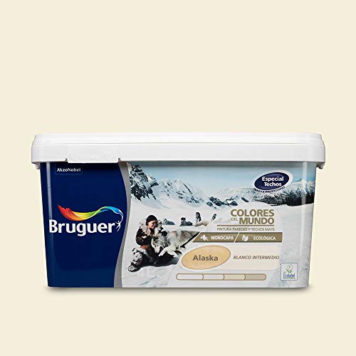 Bruguer PINTURA PLÁSTICA Colores Mundo blanco interior 4 L 🎨