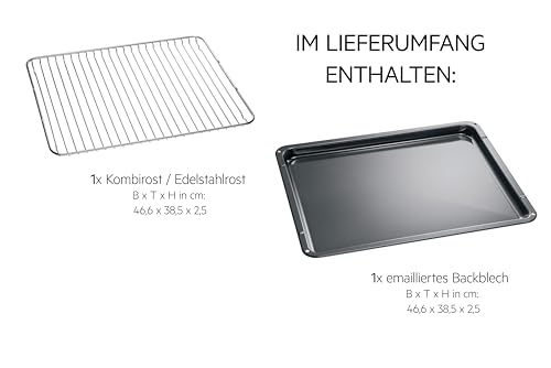Thumbnail 13 de AEG 5 Einbaubackofen OU5PB40WSM – Ringheißluft, Pyrolyse-Selbstreinigung, schnelle Aufheizung