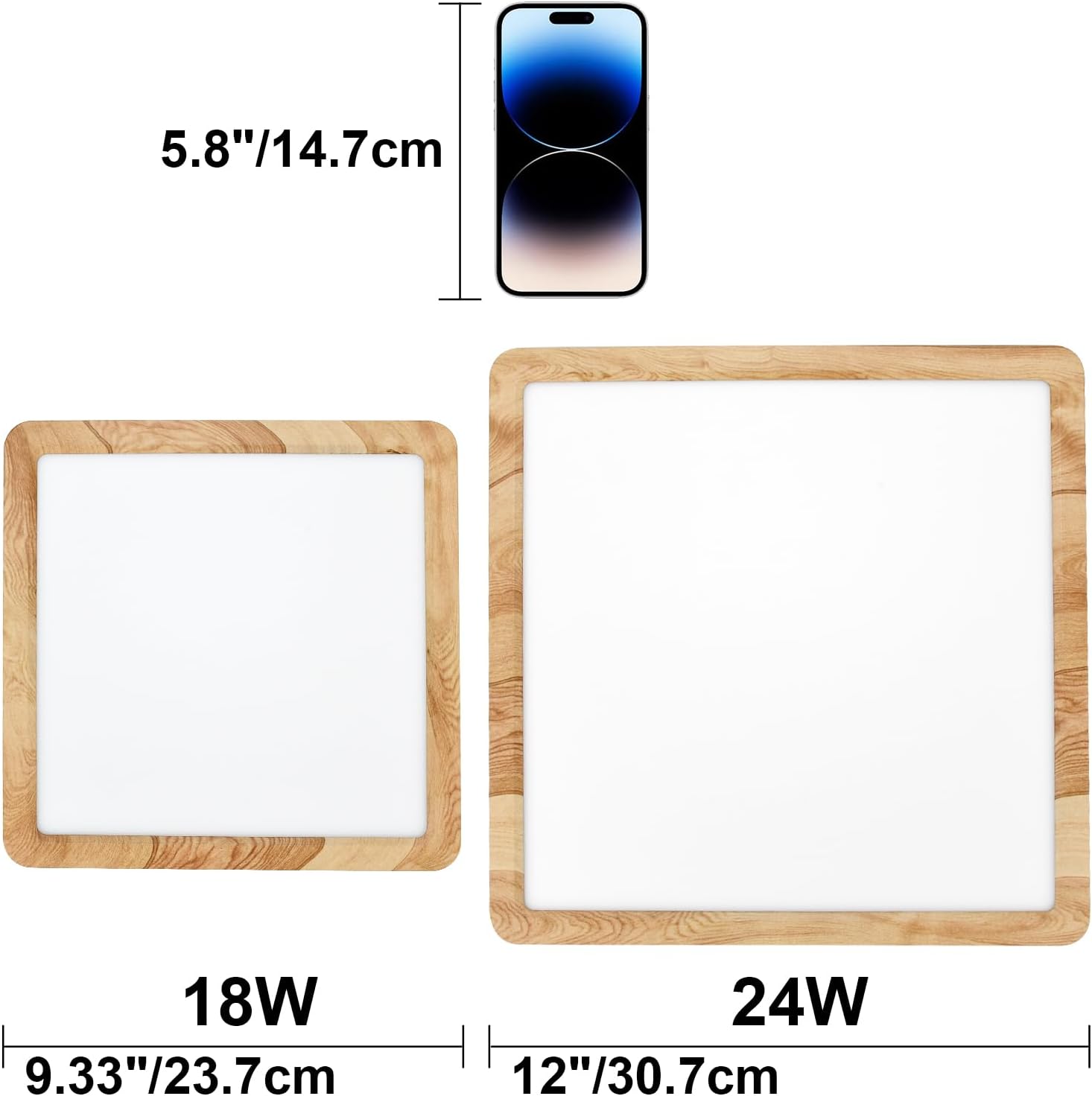 Detalle 2 de 24W LVL LED panel light with Nordic look