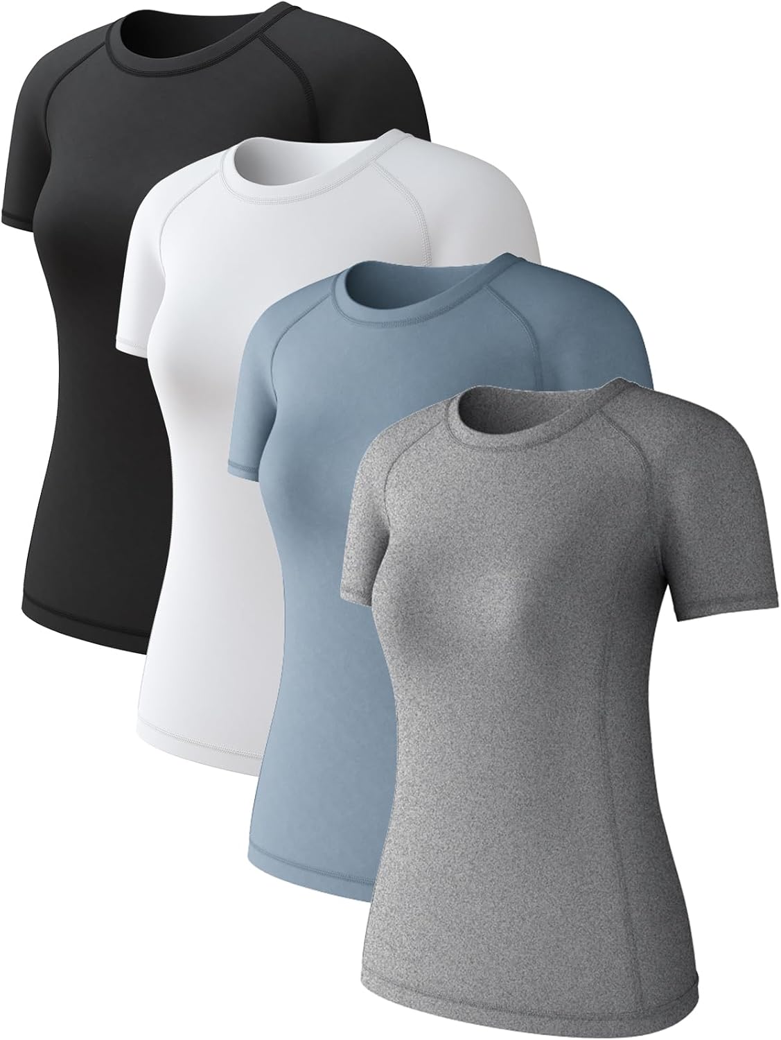Thumbnail 6 de 4 Pack Women's Compression Long Sleeve Shirts