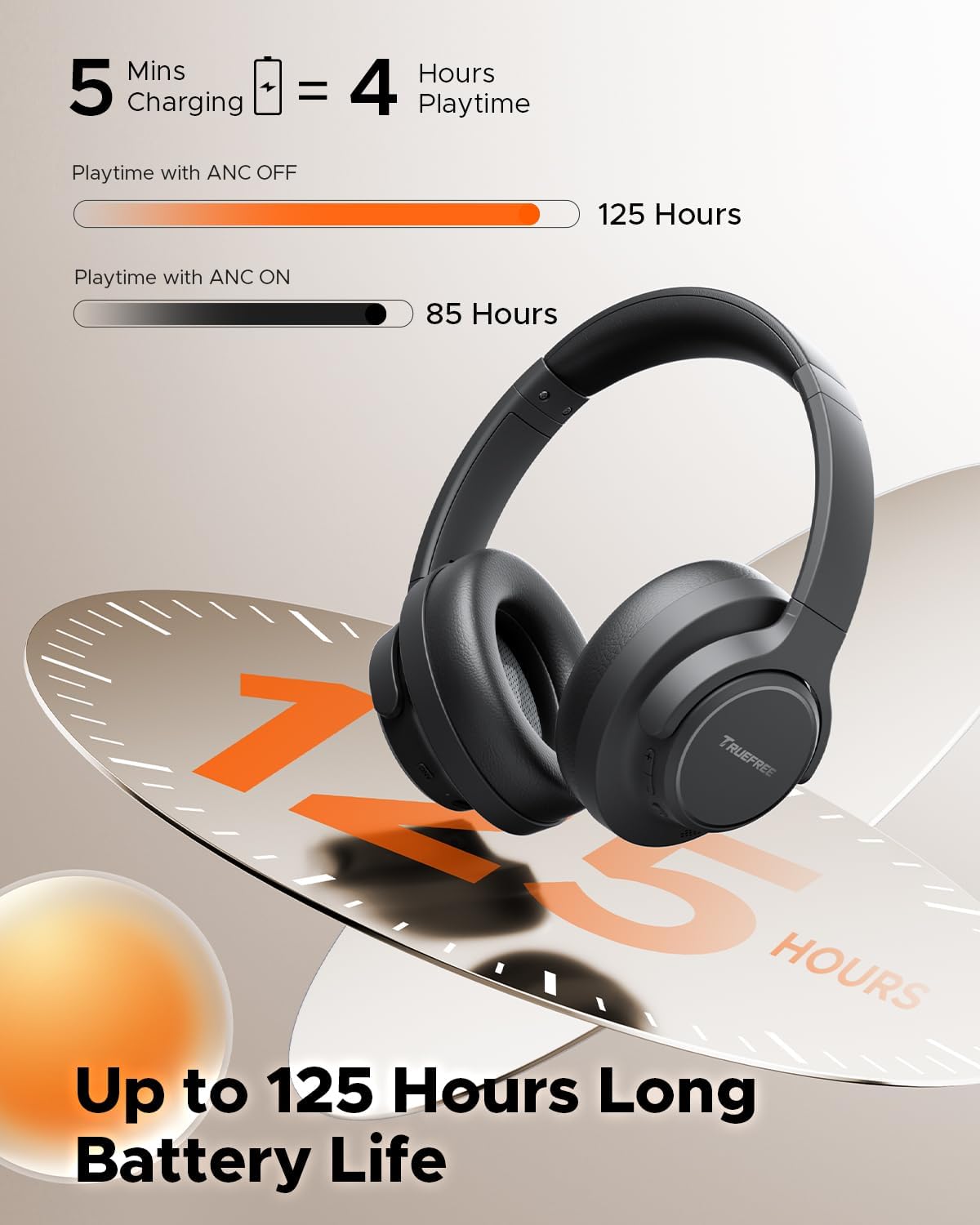 Thumbnail 4 de Truefree HF10 ANC Wireless Headphones 125h
