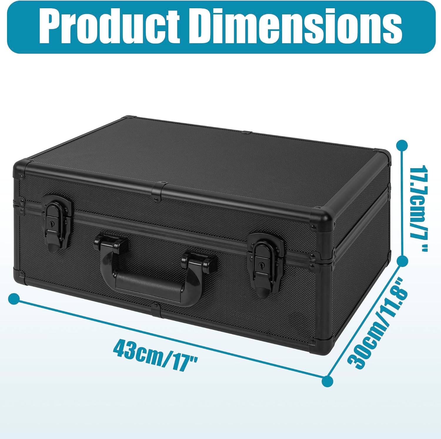 Thumbnail 1 de FREEAMG Graded Cards Storage Box: Aluminium Alloy, 150+ Card Capacity with Secure Lock