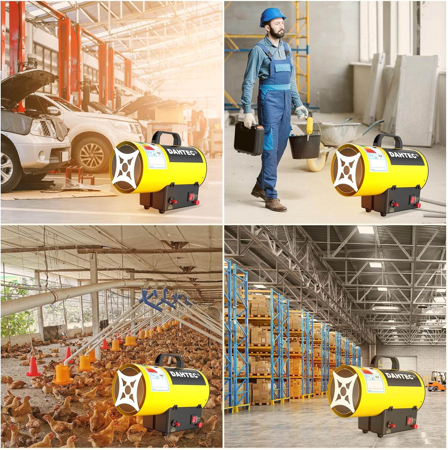 Thumbnail 6 de DAHTEC 10 kW Industrial Gas Space Heater