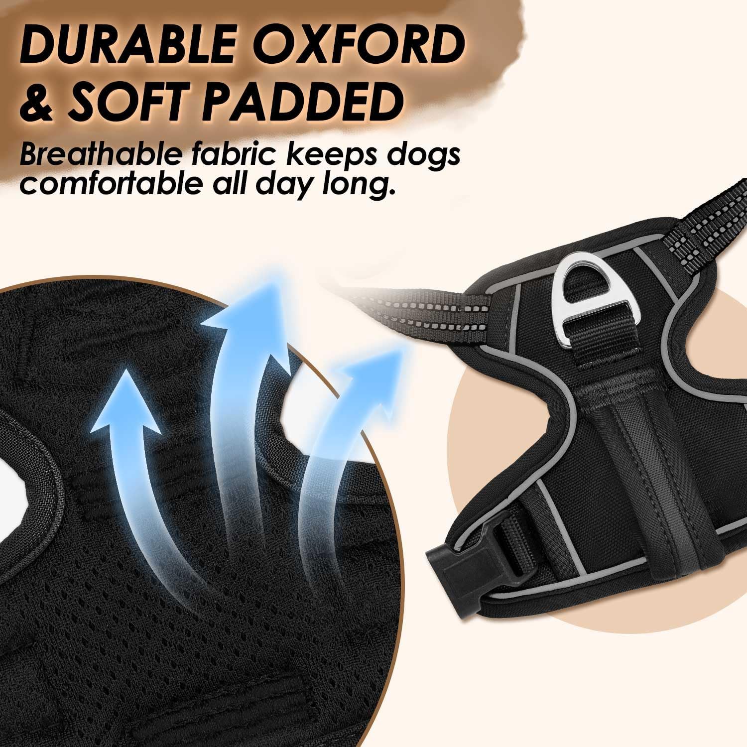 Thumbnail 5 de Eyein Dog Harness Large Dog Anti Pull L